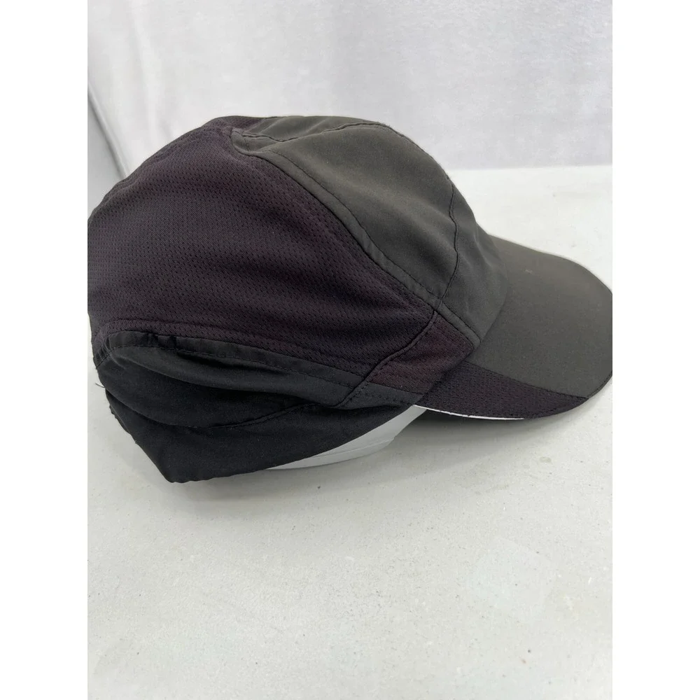 Nike Featherlight 7 Panel Hat Gray White Swoosh Dri-fit‎ Strapback Baseball Cap